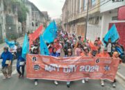 May Day 2024, Exco Partai Buruh Sumut Gelar Unjuk Rasa, Tuntut Omnibus Law Dicabut