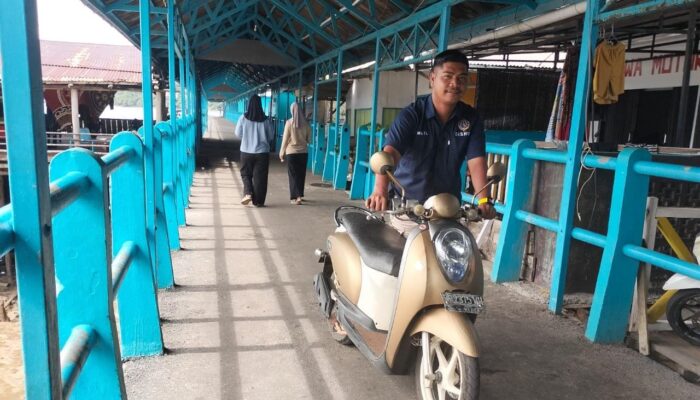 Dishub Lingga Tertibkan Parkir Sembarangan di Pelabuhan Jagoh