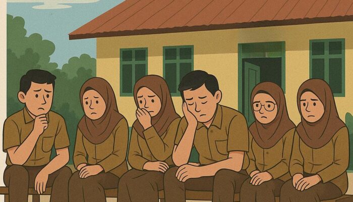 Diduga Akibat Kelalaian Disdikpora Lingga, 7 Guru SDN 005 Pulau Berhala Terancam Tak Terima TKG
