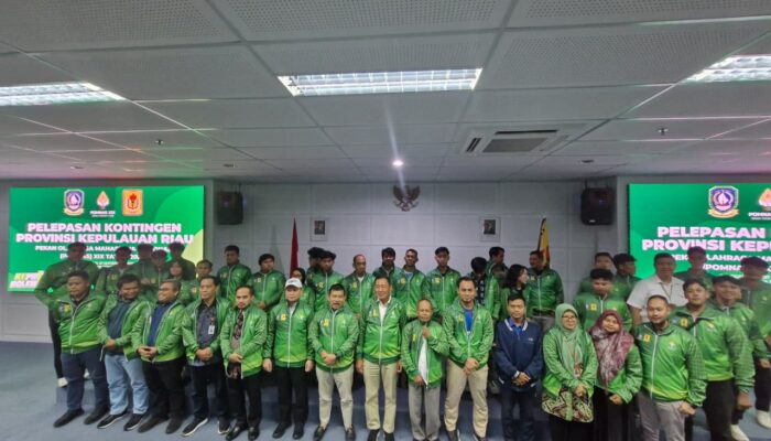 BAPOMI Kepri Lepas 41 Atlet untuk Berlaga di POMNAS XIX Jawa Tengah