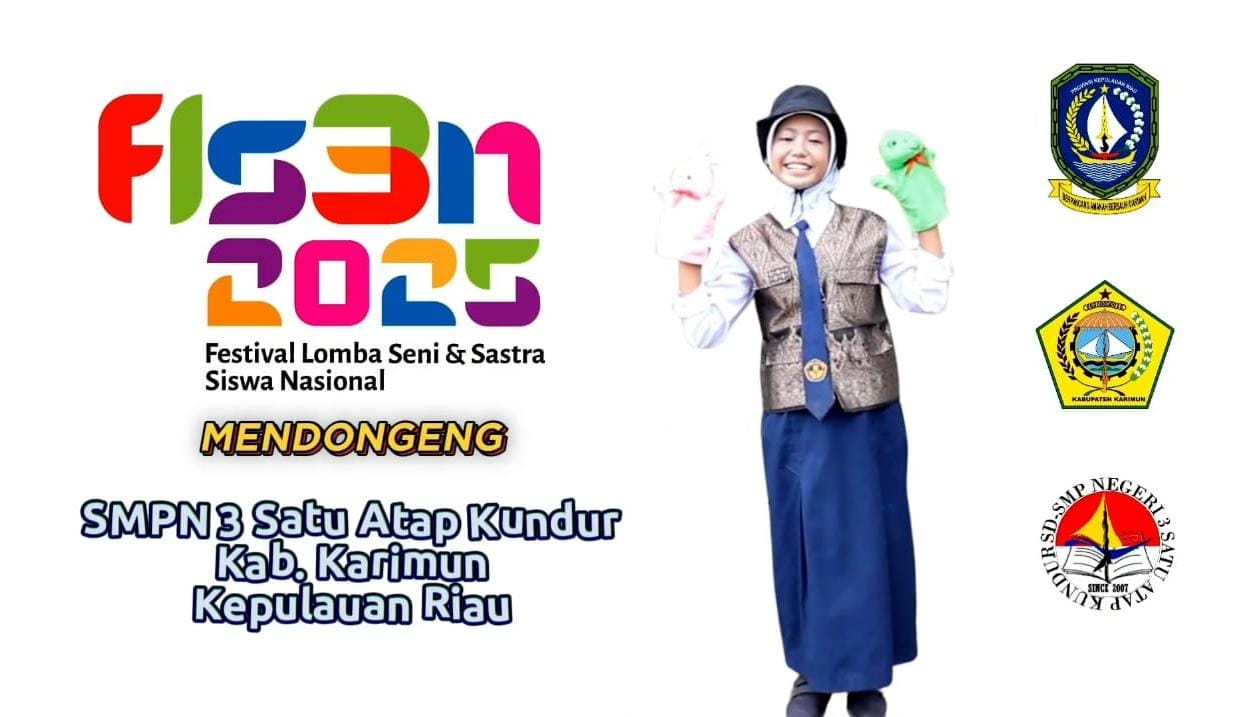 Icah Sahpitri dari SD-SMPN 3 Satu Atap Kundur Raih Juara 3 Lomba Mendongeng FLS3N Provinsi Kepri