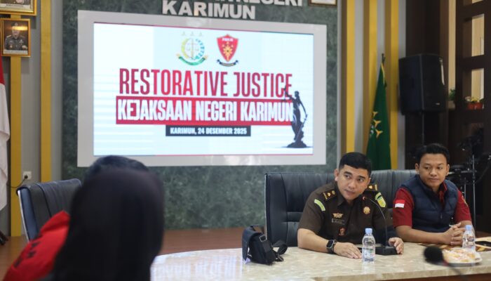 Kejari Karimun, Selesaikan Perkara Pidana Narkotika Melalui RJ