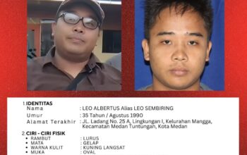 Pernah Terpidana Kasus KDRT, Leo Sembiring Kini DPO Polrestabes Medan Kasus Penganiayaan Dua Warga Dairi