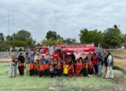 Tim Rescue dan Damkar PT TIMAH Tbk Kenalkan Pencegahan Bahaya Kebakaran kepada Pelajar PAUD Stania Madani