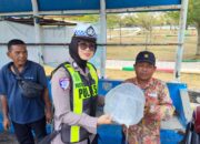 Operasi Keselamatan Seligi 2026, Satlantas Bagikan Helm