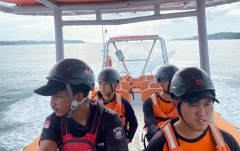 Nelayan Asal Kabupaten Lingga Dilaporkan Hilang Tim SAR Gabungan Sisir Perairan Sungai Pinang