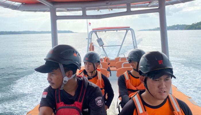 Nelayan Asal Kabupaten Lingga Dilaporkan Hilang Tim SAR Gabungan Sisir Perairan Sungai Pinang