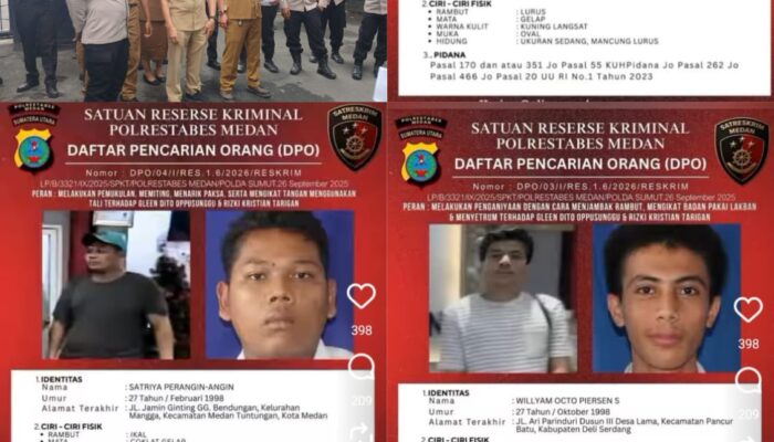 DPO Leo Sembiring dkk Belum Tertangkap, Penanganan Dibandingkan dengan Kasus Roberto