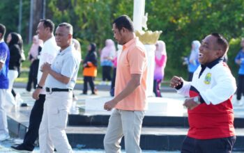 Senam Sehat Rutin Akhir Bulan, ASN Lingga Jaga Soliditas dan Kesehatan