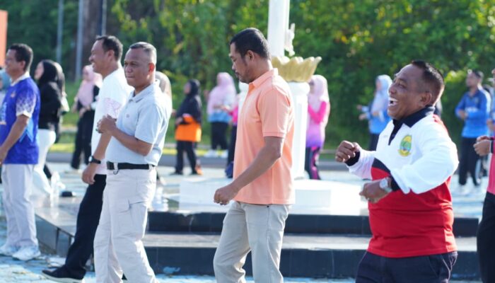 Senam Sehat Rutin Akhir Bulan, ASN Lingga Jaga Soliditas dan Kesehatan