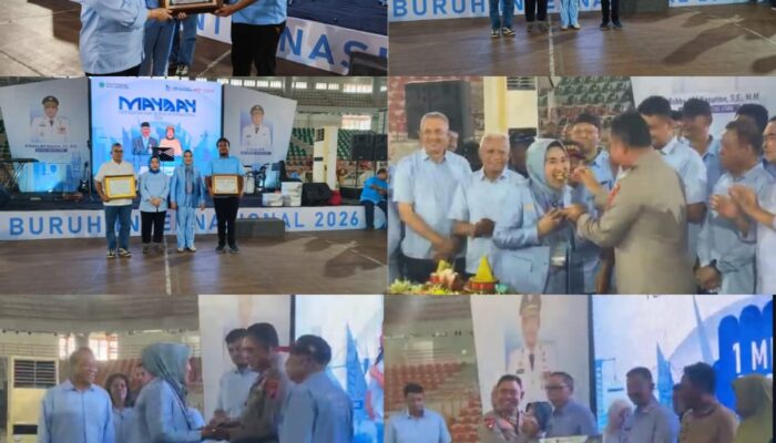 Peringati Hari Buruh, Gubsu Singgung Kesejahteraan Dan Pengawasan Buruh