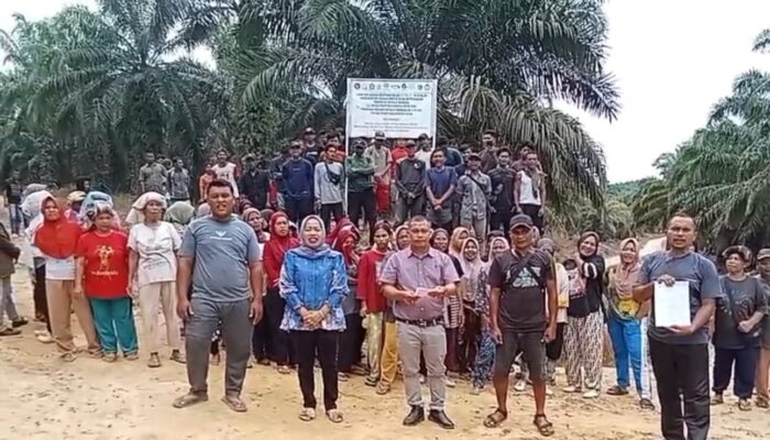 Masyarakat Luat Unterudang Minta PT Barapala Diusir Dari Lahan Warga