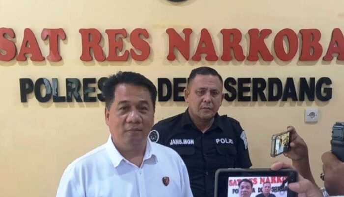 Sat Res Narkoba Polresta Deli Serdang Bersama Polsek Tanjung Morawa Ungkap Kasus Ganja