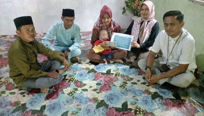 PT TIMAH Bantu Biaya Pengobatan Bayi Penderita Jantung Bocor