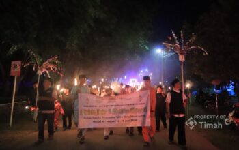 PT TIMAH Dukung Semarak Tahun Baru Islam,  Doa Bersama, Hingga Pawai Obor 