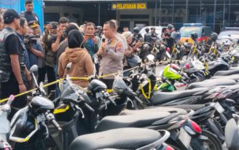 Polrestabes Amankan 138 Kendaraan Bermotor Dari 8 Gudang