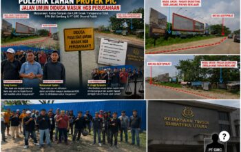 Heboh Proyek Raksasa PIC! Jalan Umum Diduga Dicaplok HGB, BPN Deli Serdang dan PT GMC Disorot Publik