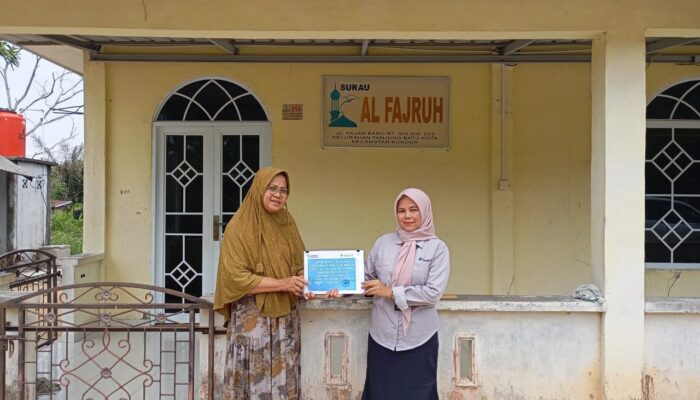 PT TIMAH Bantu Renovasi Musala Al Fajruh Kecamatan Kundur