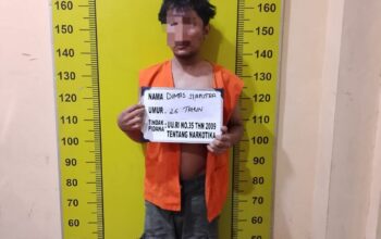 Miliki Sabu dan Coba Kabur, Seorang Pria Dibekuk Satresnarkoba Polresta Deli Serdang dan Polsek Pagar Merbau