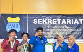 Isnaniah Fatma Wati Resmi Nahkodai PMII Tanjungpinang-Bintan
