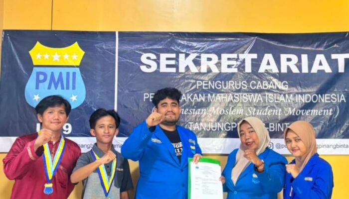 Isnaniah Fatma Wati Resmi Nahkodai PMII Tanjungpinang-Bintan