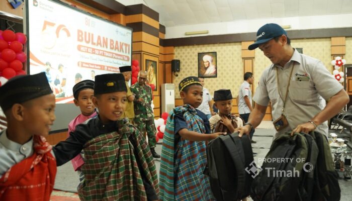 Bulan Bakti HUT ke-50 PT TIMAH Menyapa Masyarakat Kundur, Lakukan Baksos
