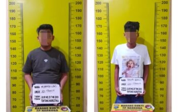 Polresta Deli Serdang Bekuk Dua orang Pengedar Narkoba di Pagar Merbau