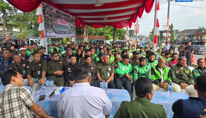 Silaturahmi Solidaritas Transportasi Online Sumut, Ojol Sumut Dukung Kamtibmas dan Kondusifitas Sumut