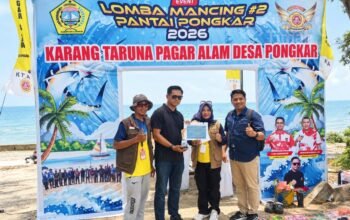 460 Pemancing Ramaikan Event Karang Taruna Pagar Alam Desa Pongkar, Didukung Oleh PT Timah