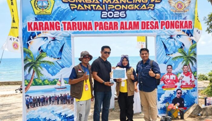 460 Pemancing Ramaikan Event Karang Taruna Pagar Alam Desa Pongkar, Didukung Oleh PT Timah
