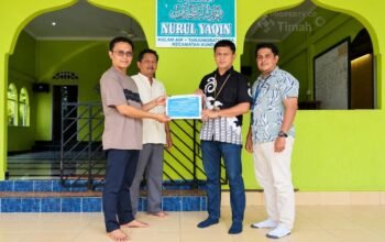 PT TIMAH Perkuat Fasilitas Surau Nurul Yaqin di Tanjung Batu Kota