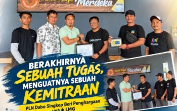 PLN Dabo Singkep Beri Penghargaan untuk LMG