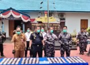 240 Cartridge Vape Jenis Narkotika Baru, Dimusnahkan Secara Di Bakar Oleh Lanal TBK