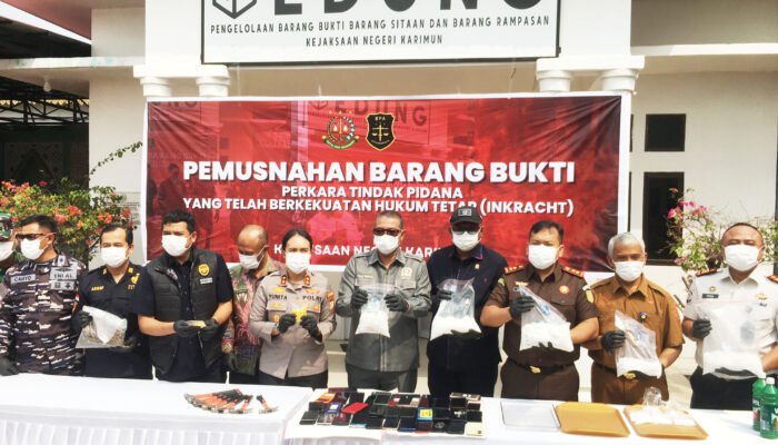 Kejaksaaan Musnahkan BB yang Masih Didominasi Perkara Narkotika