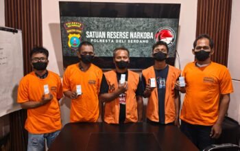 Rumah yang Dijadikan Bengkel Pembuatan Steling Disergap, Kasat Resnarkoba Pimpin GSN di Tanjung Morawa