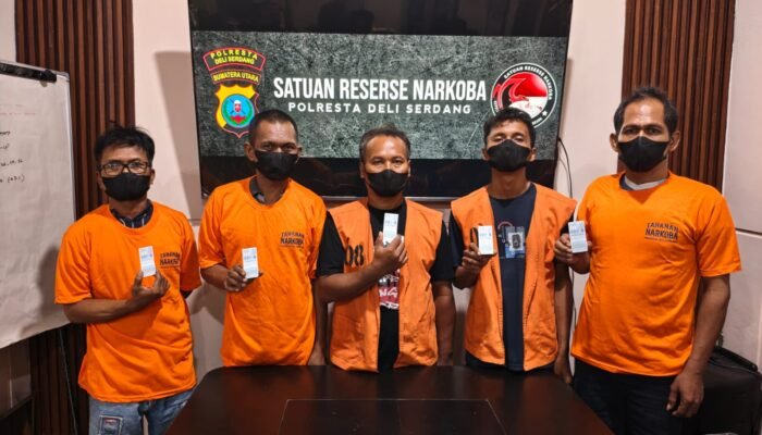 Rumah yang Dijadikan Bengkel Pembuatan Steling Disergap, Kasat Resnarkoba Pimpin GSN di Tanjung Morawa