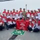 Diguyur Hujan, Tetap Semangat INTI Kepri Gelar Sumpah Pemuda di Atas Kapal TNI AL